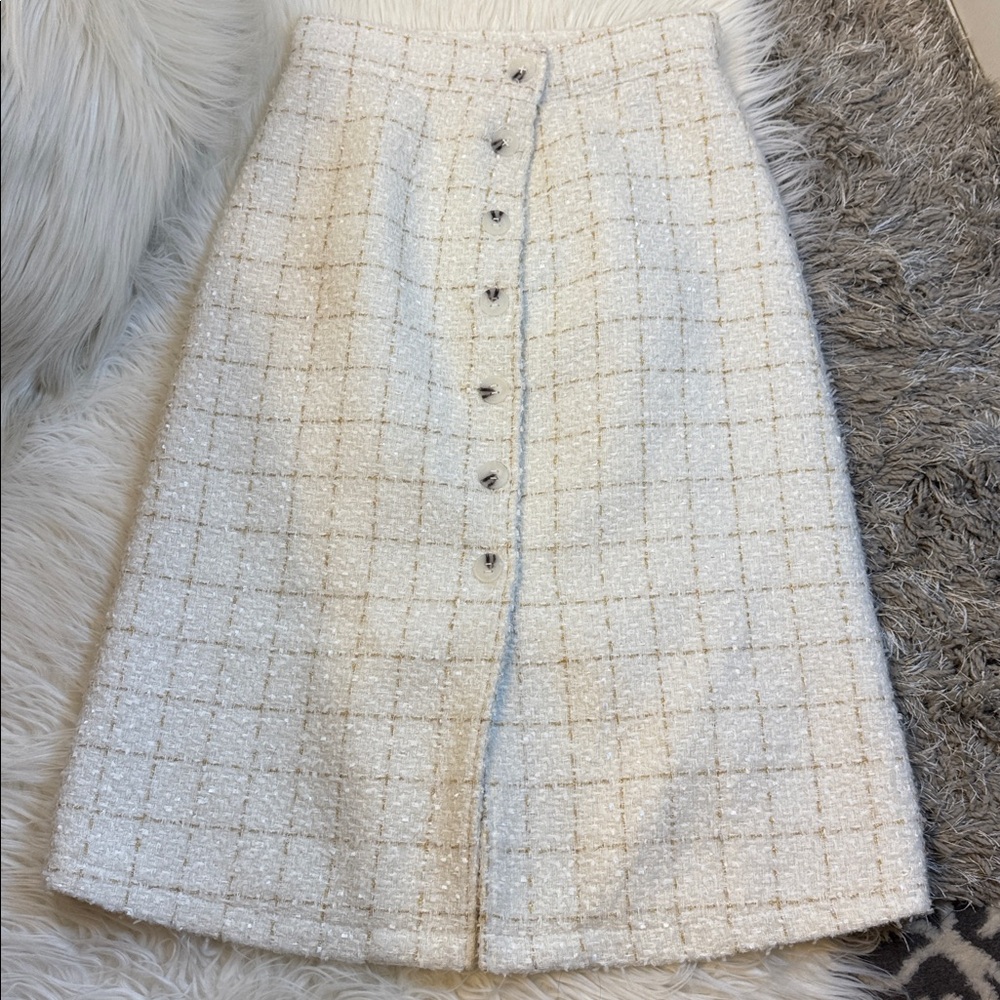 Bimba y Lola tweed skirt size M - Picture 3 of 6
